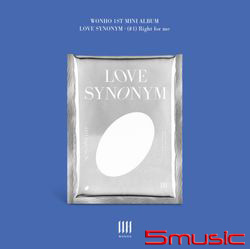 第一張迷你專輯「LOVE SYNONYM #1. RIGHT FOR ME」(韓國進口1版)