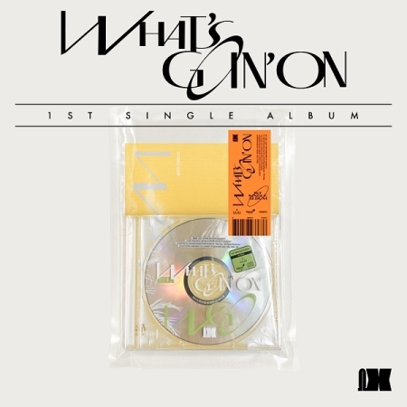 (黃色)第一張單曲「WHAT`S GOIN` ON」(韓國進口S版)