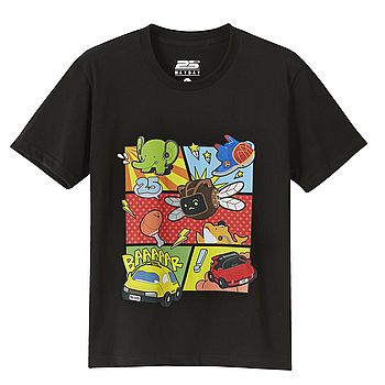 〔五月天 #5525] 我好想好想飛 瘋狂世界漫畫黑T 2XL