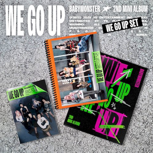 (三版合購版)第二張迷你專輯「WE GO UP」(韓國進口版)