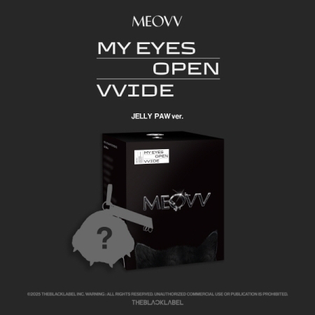 第一張迷你專輯「MY EYES OPEN VVIDE(JELLY PAW ver.)」(韓國進口版)
