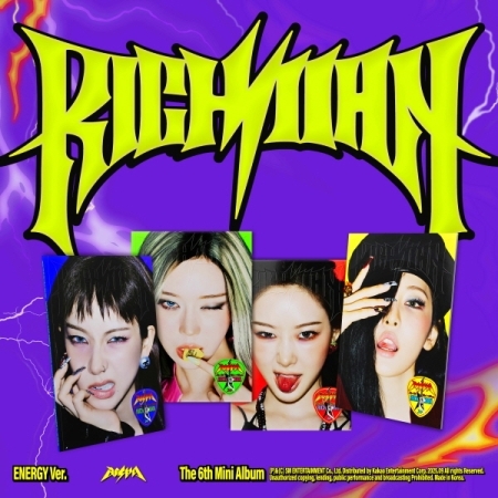 (隨機版)第六張迷你專輯「Rich Man(ENERGY Ver.)」(韓國進口版)