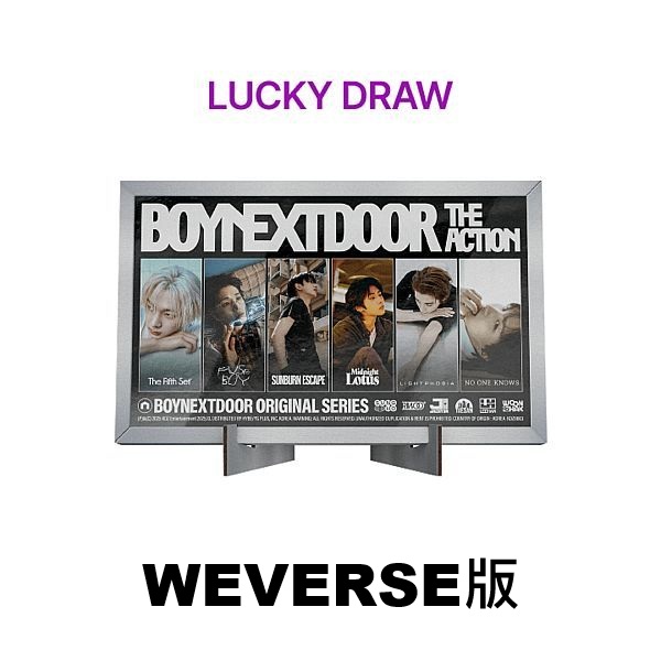 (WEVERSE/NEW YEAR MESSAGE抽卡)第五張迷你專輯「The Action
