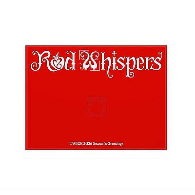 (JYP官網版)2026年曆組[RED WHISPERS](韓國進口版)