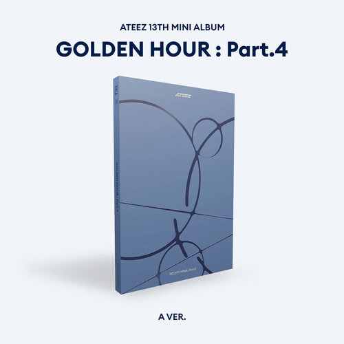 (淺藍/A版)第十三張迷你專輯「GOLDEN HOUR : Part.4」(韓國進口版)