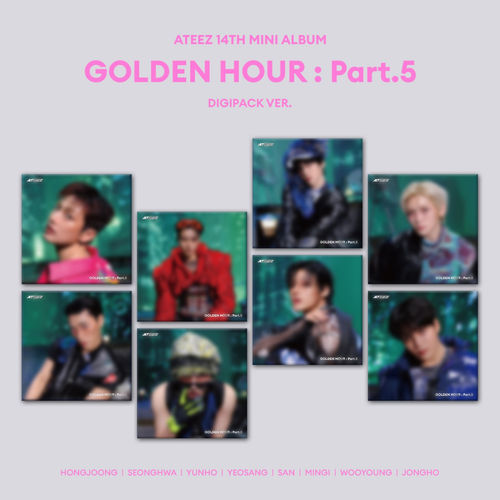 (八版合購版)第十四張迷你專輯「GOLDEN HOUR : Part.5(DIGIPACK