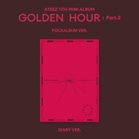 (Diary版/紅色)第十一張迷你專輯「GOLDEN HOUR : Part.2