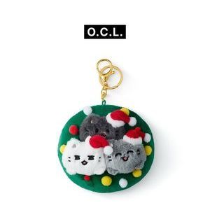 [HOLIDAY with MINITEEN]-(O.C.L.)裝飾鑰匙圈(韓國進口)