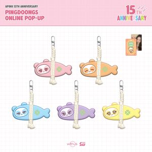 [15th ANNIVERSARY]-PINGDOONGS幸運娃娃鑰匙圈(韓國進口)