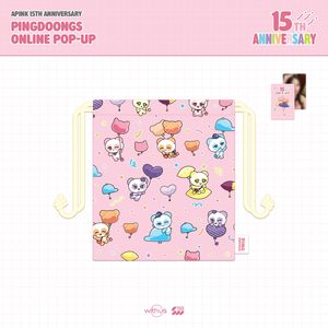 [15th ANNIVERSARY]-PINGDOONGS束口袋(韓國進口)