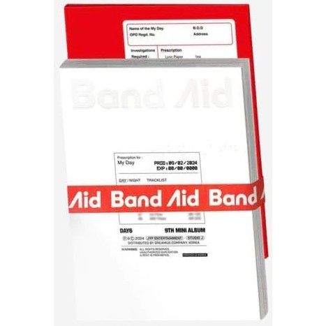 (紅色/BAND AID版)第九張迷你專輯「Band Aid」(韓國進口版)