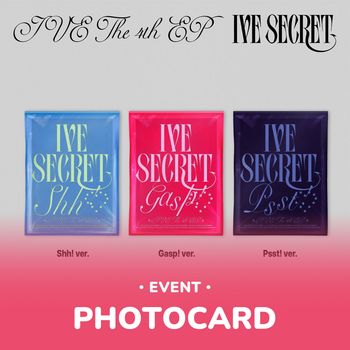 (WITHMUU/隨機版)第六張迷你專輯「IVE SECRET」(韓國進口版)