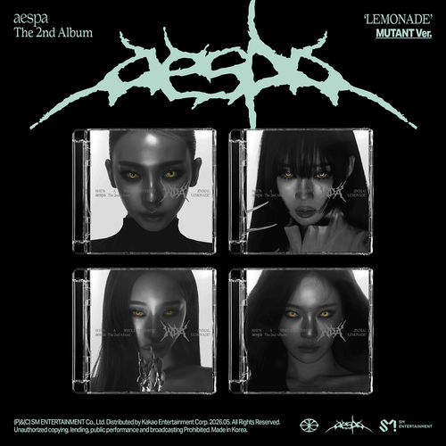 (Ningning版)第二張正規專輯「LEMONADE(MUTANT Ver.)」(韓國進口版)