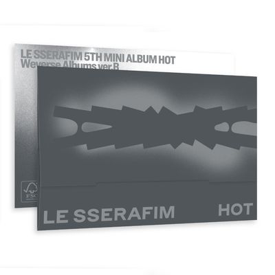 (B版/黑)第五張迷你專輯「HOT(Weverse Albums ver.)」(韓國進口版)