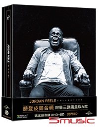 喬登皮爾合輯 限量三碟鐵盒版A款 (逃出絕命鎮UHD+BD & 我們BD)
