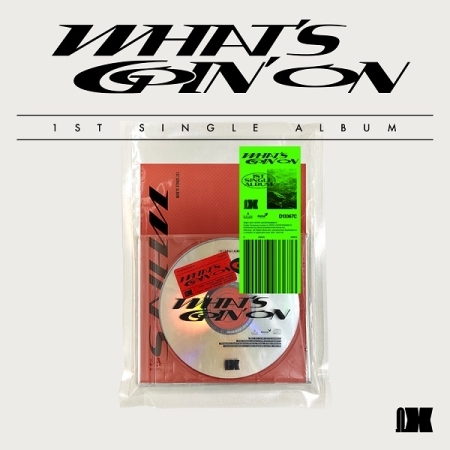 (紅色)第一張單曲「WHAT`S GOIN` ON」(韓國進口E版)