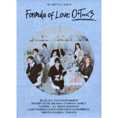 (藍/STUDY ABOUT LOVE)第三張正規專輯「Formula of Love: O+T