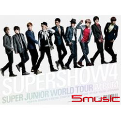 Super Junior世界巡迴``Super Show 4``Live專輯(台壓版)