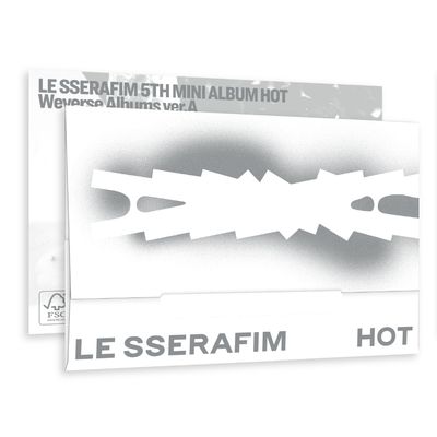(A版/白)第五張迷你專輯「HOT(Weverse Albums ver.)」(韓國進口版)