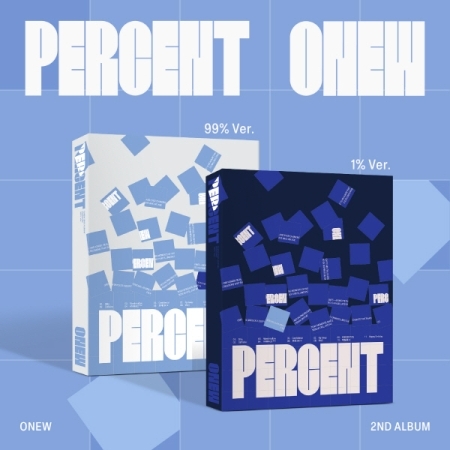 (1%版/深藍)第二張正規專輯「PERCENT(Photobook Ver.)」(韓國進口版)