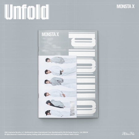 (Alive版)美國正規專輯「Unfold」(韓國進口版)