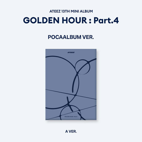 (淺藍/A版)第十三張迷你專輯「GOLDEN HOUR : Part.4(POCAALBUM