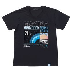 [五月天 Just Rock It 2020 藍 BLUE] 藍三彩虹 黑T – S