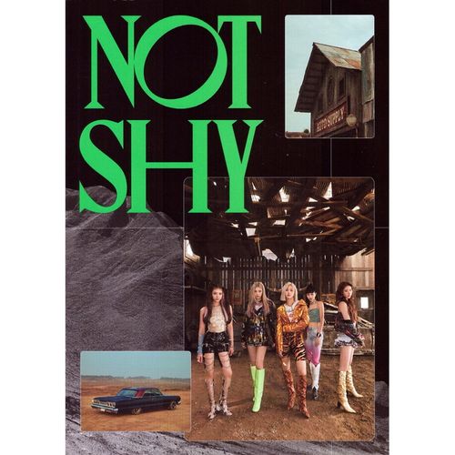 (綠色/B版)第三張迷你專輯「NOT SHY」(韓國進口版)
