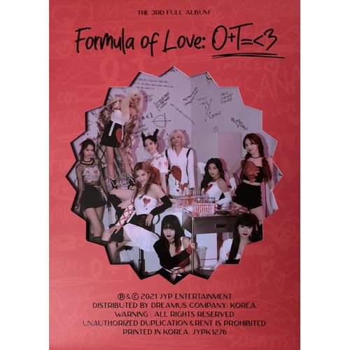 (紅/BREAK IT)第三張正規專輯「Formula of Love: O+T=<3」