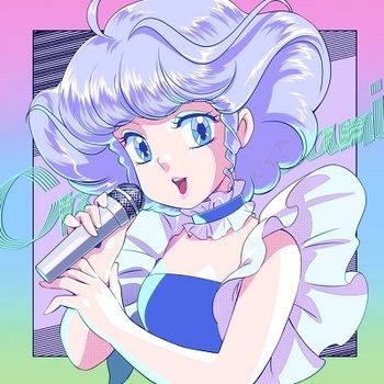 魔法天使電視原聲帶 透明紫膠