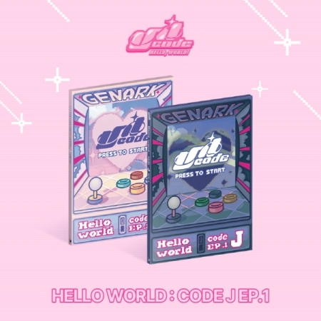 (A版)第一張專輯「HELLO WORLD : CODE J EP.1」(韓國進口版)