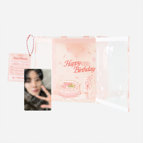 [Happy Birthday JENO]-壓克力造型蛋糕盒(韓國進口)