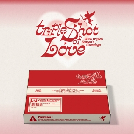 (Sweet Cupid版)2026年曆組[tripleShot of Love](韓國進口版)