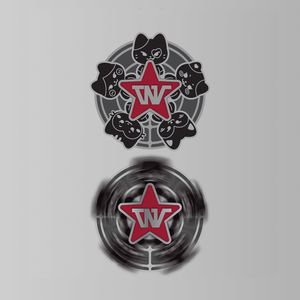 [3RD WORLD TOUR-TUNNEL VISION]-TWINZY旋轉徽章(韓國進口)