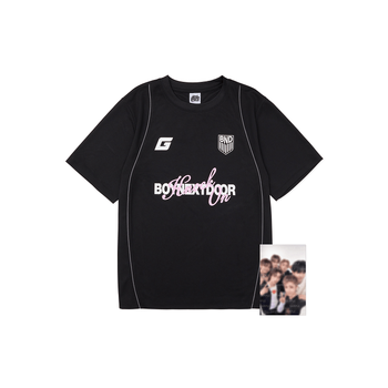 [KNOCK ON Vol.1]-(BLACK)S/S T恤(韓國進口)
