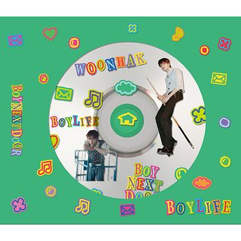 (日本環球/WOONHAK盤)2nd Single「BOYLIFE」(日本進口版)