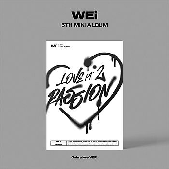 (Gain a love版)第五張迷你專輯「Love Pt.2 : Passion」(韓國進口版)