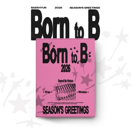 2026年曆組[BORN TO B](韓國進口版)