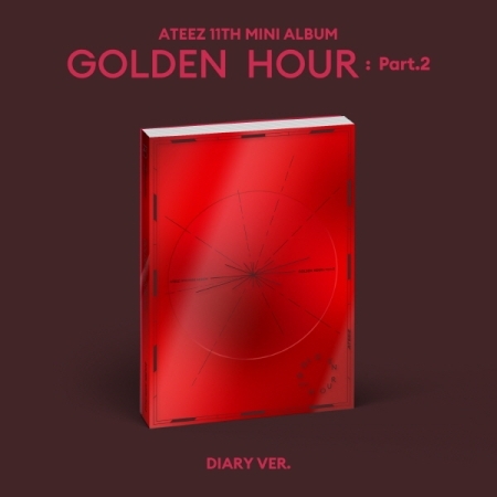 (Diary版/紅色)第十一張迷你專輯「GOLDEN HOUR : Part.2」(韓國進口版)