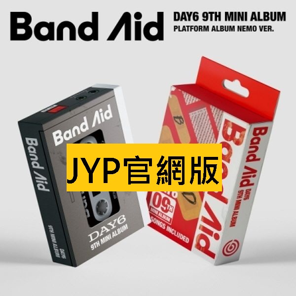 (JYP官網/ROCK BAND版)第九張迷你專輯「Band Aid(Platform Album