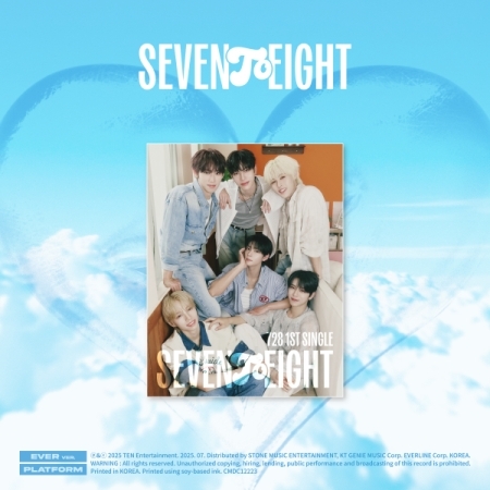 第一張單曲「SEVENTOEIGHT(EVER ver.)」(韓國進口版)