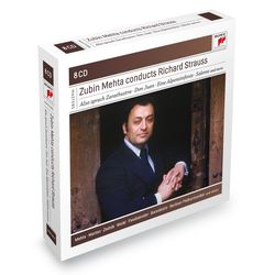 祖賓梅塔指揮史特勞斯作品集 (8CD)《典範大師套裝系列130》