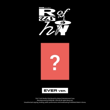 第三張單曲「Rush of Joy(EVER ver.)」(韓國進口版)