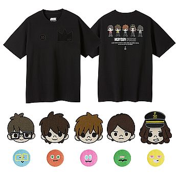 〔 五月天 #5525〕當我們混在一起  5525布章黏踢踢 - 2XL