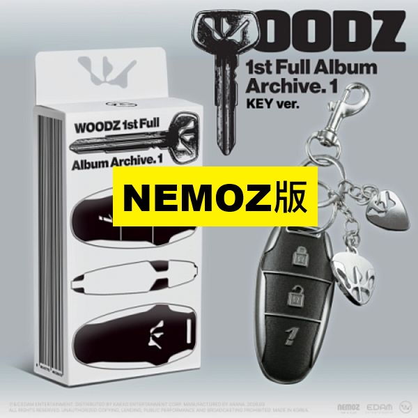 (NEMOZ/限量版)第一張正規專輯「Archive. 1(Key Ver.)」(韓國進口版)