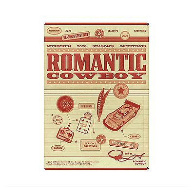 (EVERLINE版)2026年曆組[ROMANTIC COWBOY](韓國進口版)