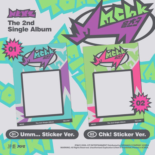 (隨機版)第二張單曲「Mmchk(Sticker ver.)」(韓國進口版)