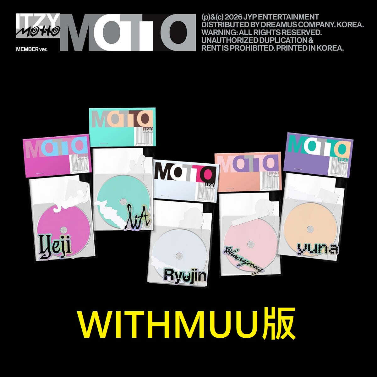 (WITHMUU/隨機版)MOTTO(MEMBER Ver.)(韓國進口版)