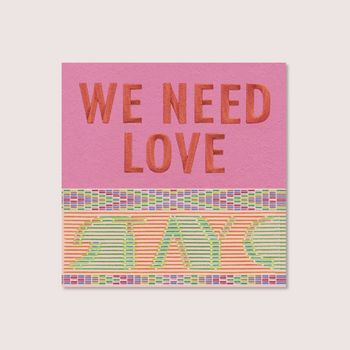 (粉色/LOVE版)第三張單曲「WE NEED LOVE」(韓國進口版)