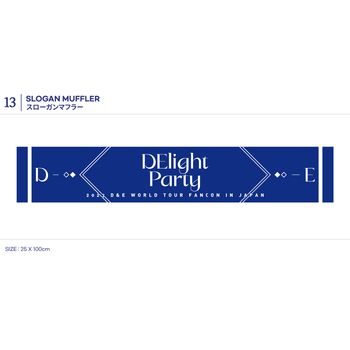 [DElight Party IN TOKYO]-手幅毛巾(日本進口)
